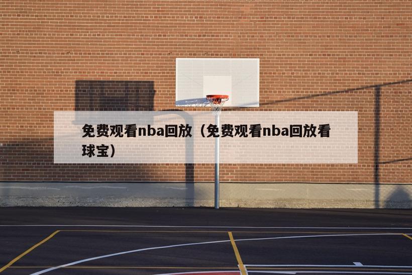 免费观看nba回放（免费观看nba回放看球宝）