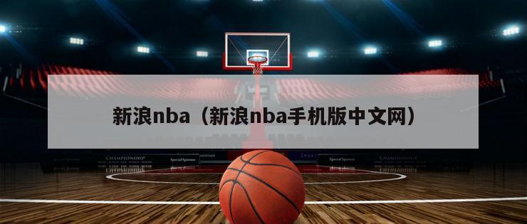 新浪nba（新浪nba手机版中文网）